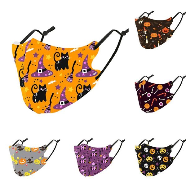 

fengrise хэллоуин маски хэллоуин украшения для дома призрак ведьма тыквы череп маска horror для вечеринок hallowen орнамент sqckwl