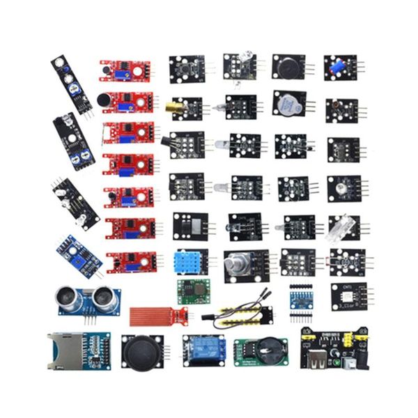 

45pcs sensor kit upgraded version 45 sensor kit low price raspberry compatible arduino for uno r3 part car