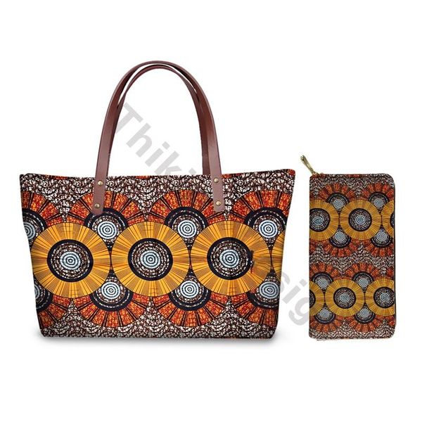 

african nation printing brown luxury handbags women bags designer 2020 new fashion shoulder bags for girls sac a main