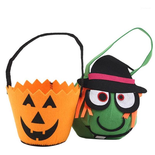 

halloween candy bags pumpkin witch gift bag creative halloween decoration handbag trick or treat festival party favor pouch 1pc1