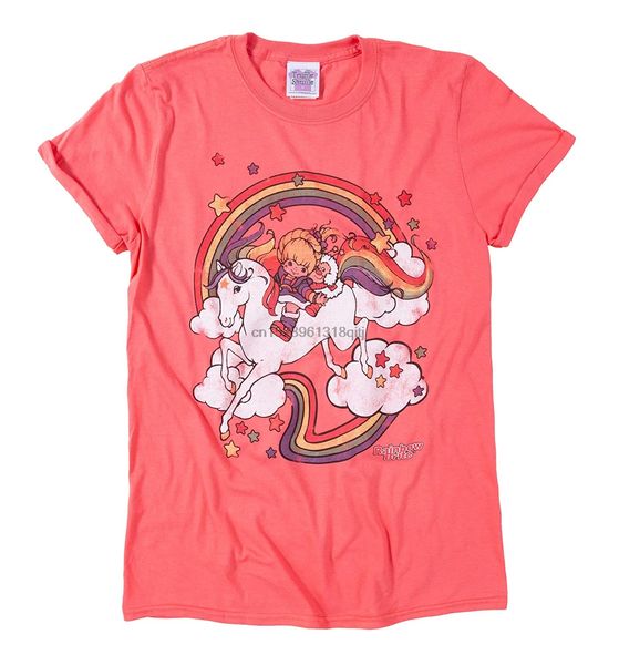 

womens rainbow brite clouds rolled sleeve boyfriend t shirt(1) sport hooded sweatshirt hoodie