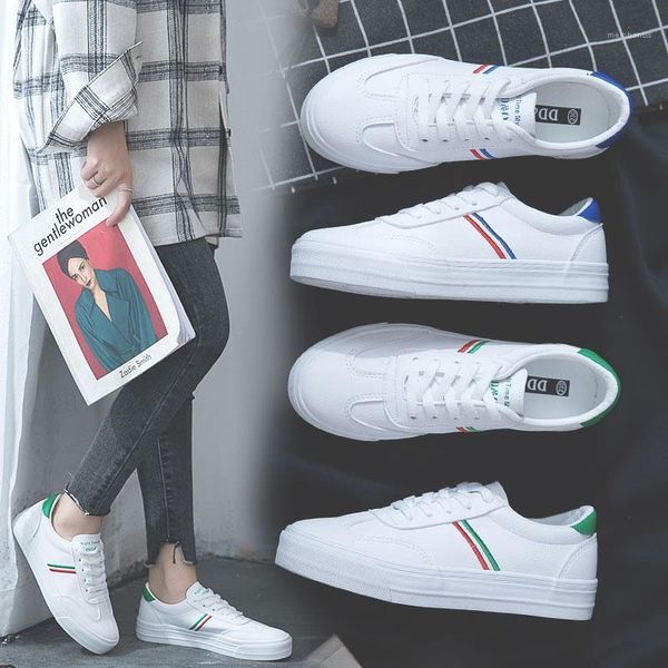 

boots women spring autumn casual flat shoes lace-up white female sneakers womens tenis para mujeres adultas shoes 35-401, Black