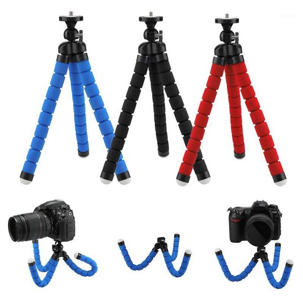 

tripods flexible sponge ocs tripod bicycle car phone clip holder bracket selfie stand mount monopod adapter support for1