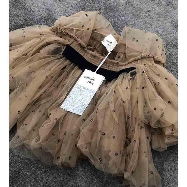 

cosmicchic 2020 sweet mesh loose blouse multi-layer lace vintage square collar lantern sleeve flocking floret women pullover1, White