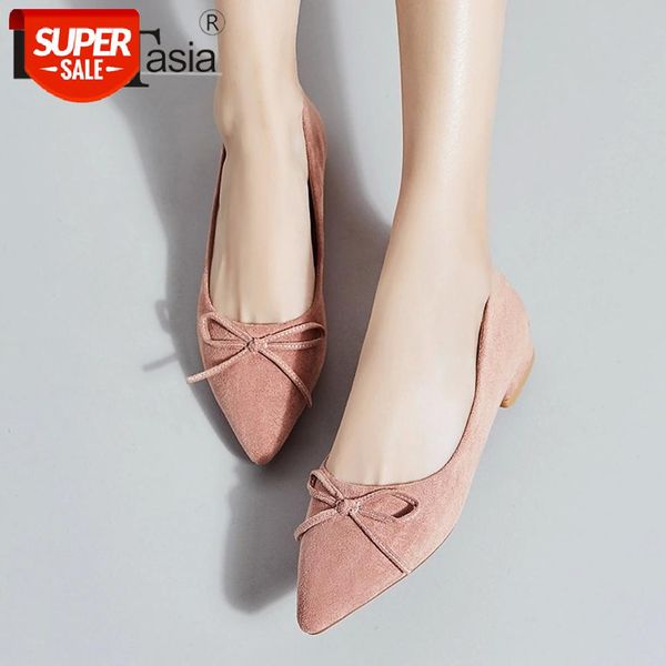 

doratasia genuine leather girl spring pumps brand pumps women butterfly knot classic slip on shallow office shoes woman #rg07