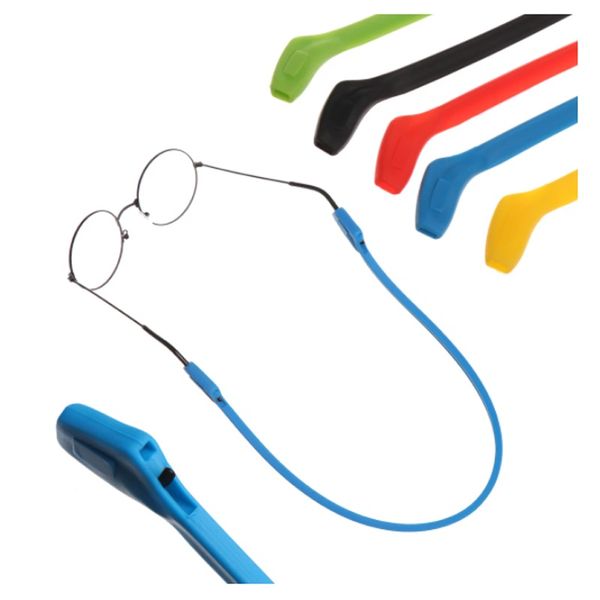 

adjustable silicone eyeglasses strap practical glasses sunglasses band cord holder sunglasses strap kids eyeweae accessories vt1847