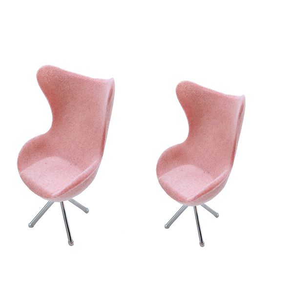 

1:12 dollhouse miniature furniture flocking seat chair doll house decor toys