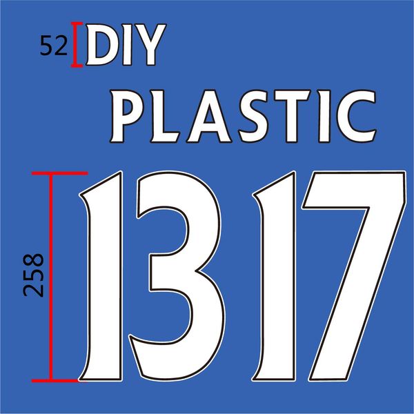 

garment manual diy plastic letters and numbers 1317 nameset