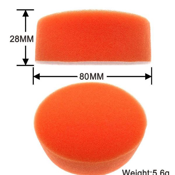 

11pcs/set 3inch car polishing disc self-adhesive buffing waxing sponge wool wheel polishing pad for car polisher drill bbyleo