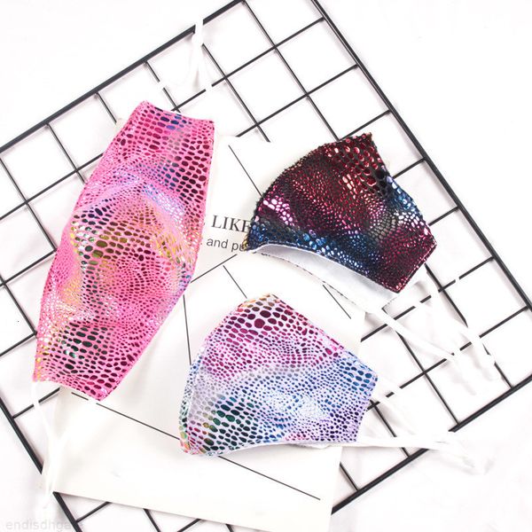 

bling face mask fashion fashion breathable snake protective masks dustproof washable reusable mouth masks dhl ing