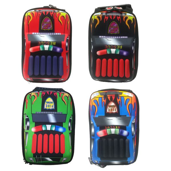

children's 3d car bags eva backpack stereo cool boy backpack schoolbag kids hands out door snack candy toy storage 2-6 years lj201225
