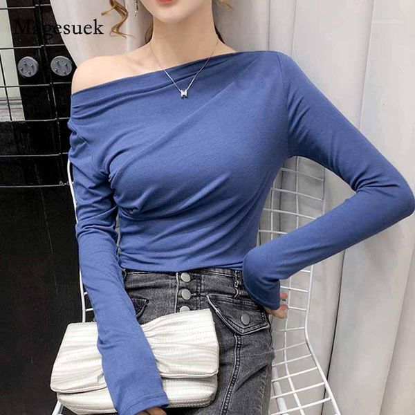 

plus size autumn long sleeve cotton women blouses women 2020 casual office lady white shirt slash neck slim blouse 110861