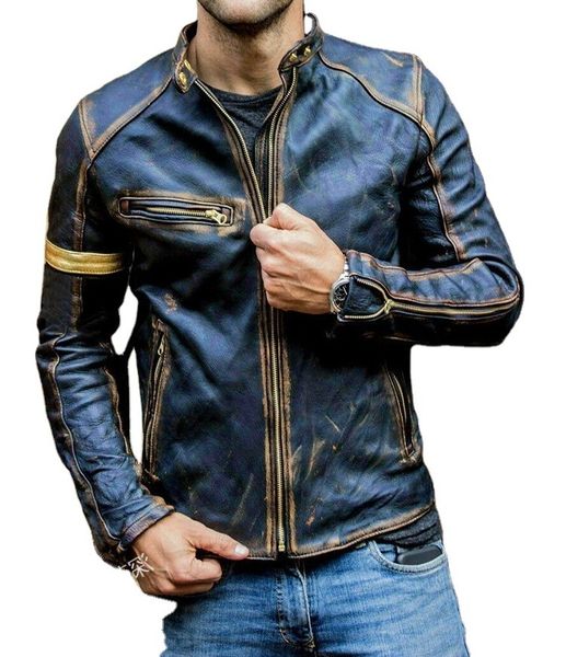 

men chaquetas de mezclilla mujer laser oversize bomber leather jacket