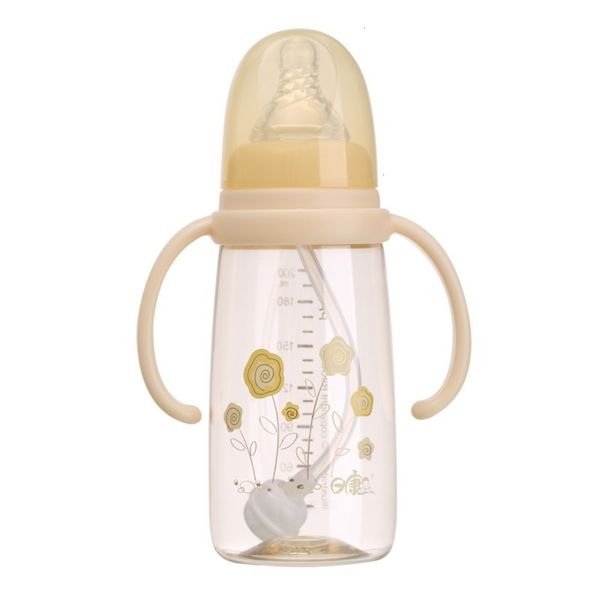 

handle 200ml standard nikon automatic mouth infant ppsu feeding bottle rk3161