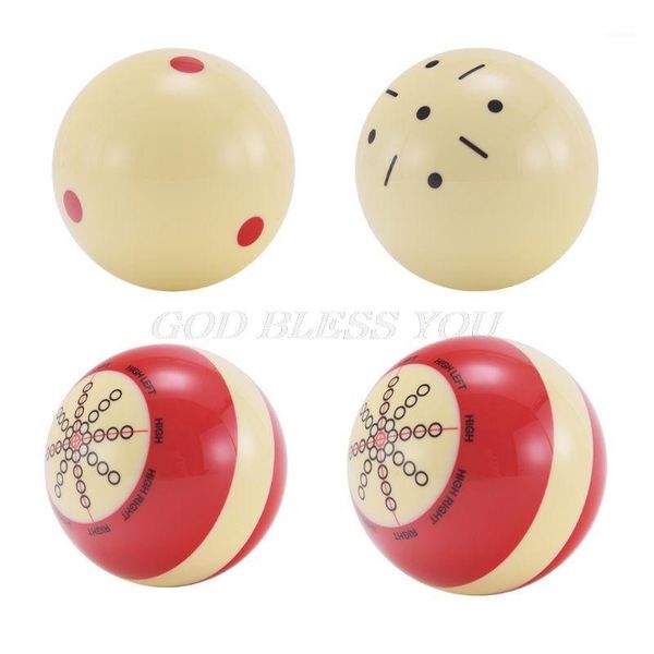 

billiard balls durable resin practice training pool cue ball snooker cueball 52/57mm table drop 1