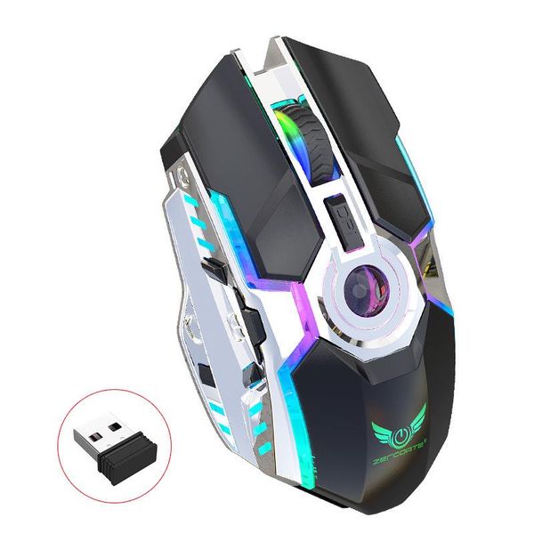 

mice rgb shining 2.4ghz usb ergonomic optical mouse 2400 dpi rechargeable wireless vertical gaming cool for lapcomputer