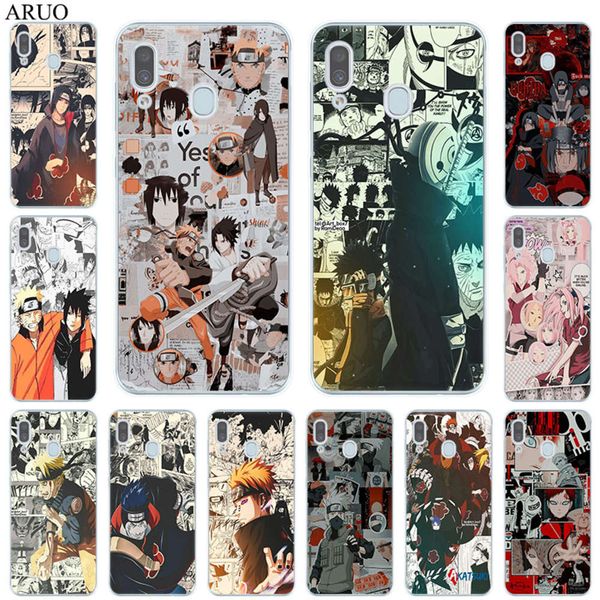 

cartoon naruto kakashi sasuke animated mobile phone case is the cover of samsung a51 a71 a41 a31 a32 a42 a21 a11 a50 a70 a40 a12