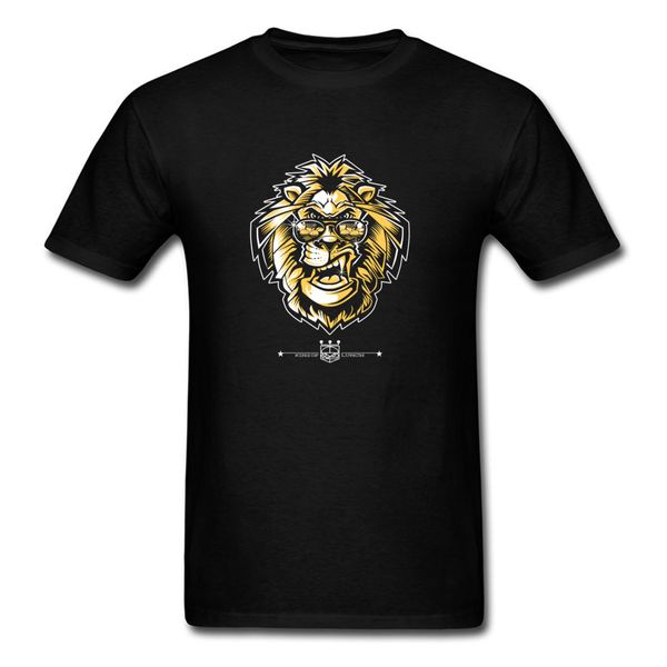

king of lunch lion print cool streetwear black summer custom tees hipster clothes sport hooded sweatshirt hoodie t shirt