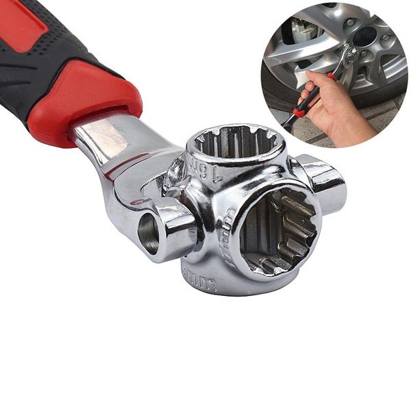 

yalku adjustable wrench 48 in 1 tiger wrench tool universal works with universial furniture car repair