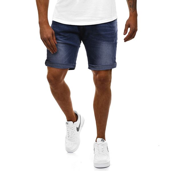 

men's new blue jeans shorts in summer 2020