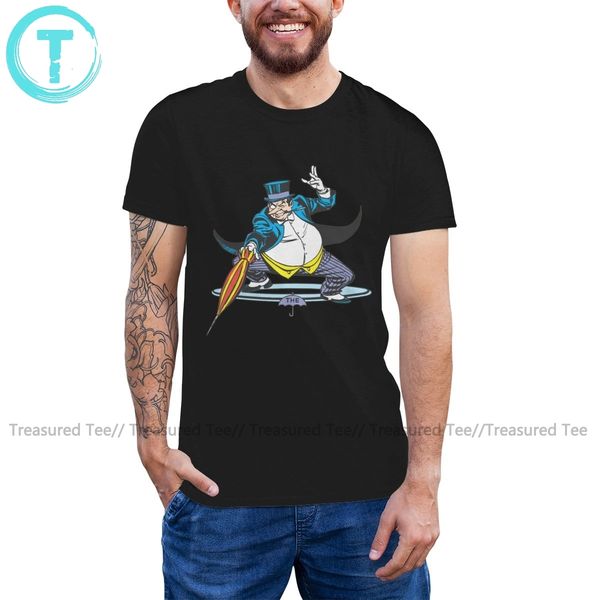 

gotham the penguin summer printed cotton awesome male oversize short sleeves hoodie designers t shirts sweatshirt