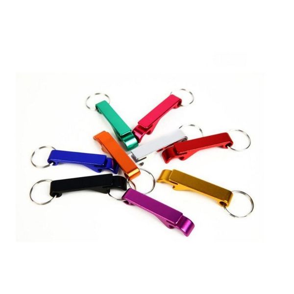

eco-friendly christmas summer portable stainless steel beer wine bottle opener with keychain 2-in-1 design for jllocn sport77777