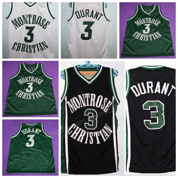 Montrose cristiana #3 K. Durant da basket Durant da parte di qualsiasi dimensione di qualsiasi dimensione 2xs-3xl 4xl 5xl nome o numero