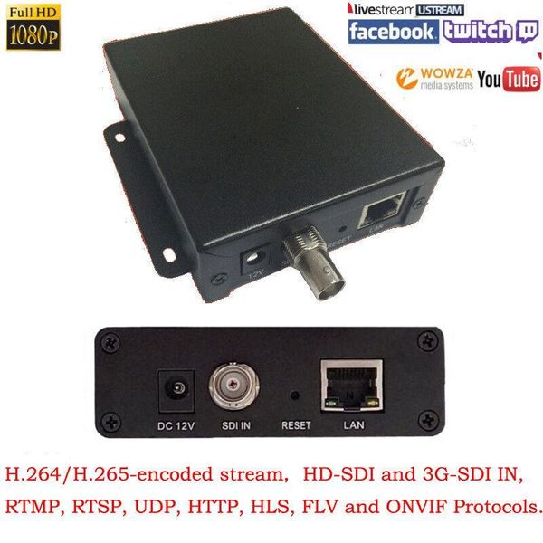 

h.264/h.265 sdi video encoder via http rtsp rtmp udp onvif to stream broadcast1