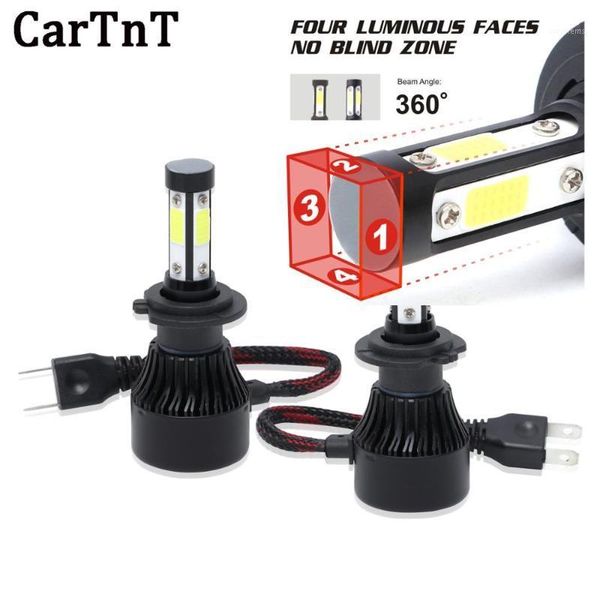 

cartnt 2pcs led h4 h7 h8 h13 5202 9005 9006 h8 9012 9004 hb3 hb4 9007 h11 led car headlight bulbs 12v 8000lm 6500k auto lamp1