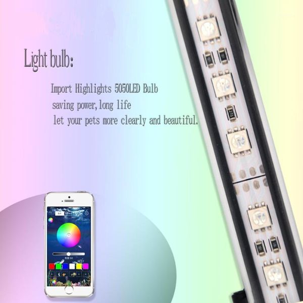 

29cm rgb led lamp for aquarium led lighting marine light for aquarium lamp plant fish tank light waterproof lights1