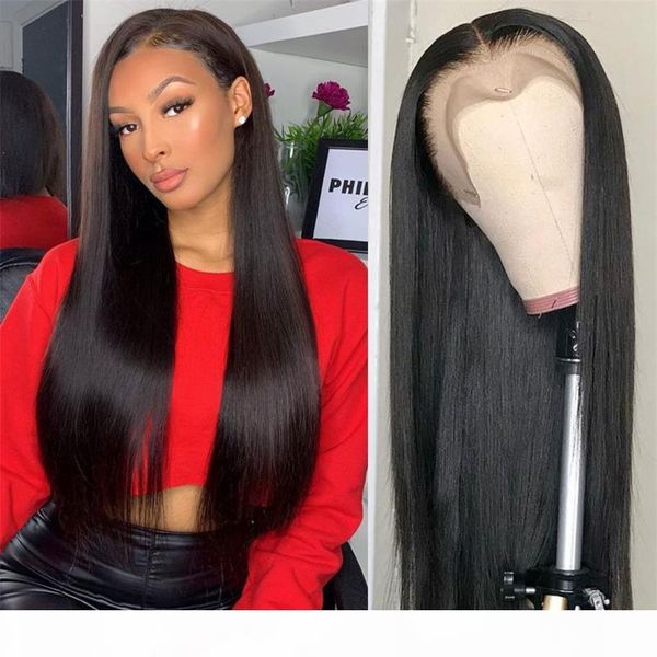 

beaudiva hair brazilian straight lace wig preplucked 13x4 straight lace front human hair wigs hightlight p4 27 headband wigs, Black;brown