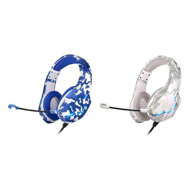 

new computer wired headset camouflage ps4 one game video game music headset1
