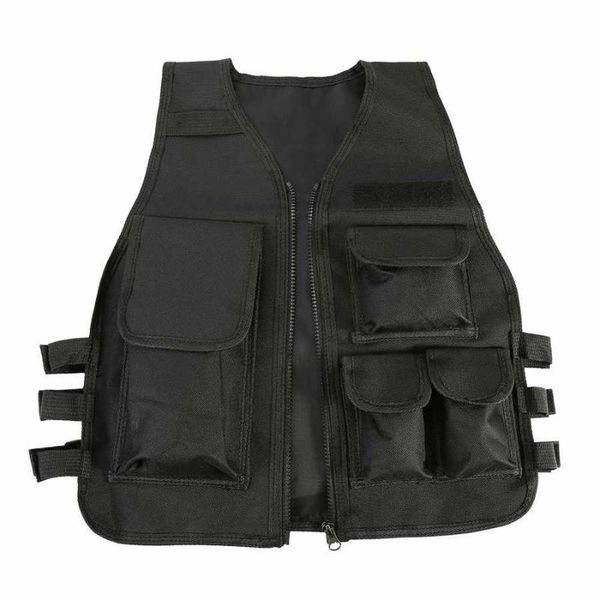 

4 цвета для детей nylon cs game молле body vest, Camo;black