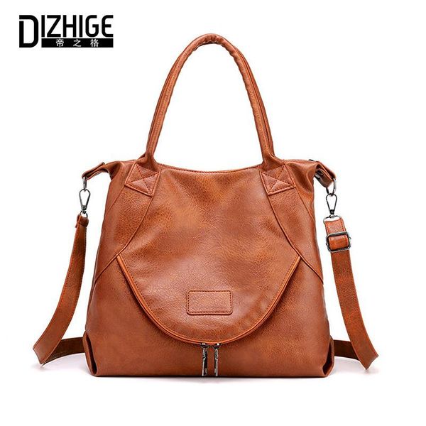 

dizhige большой емкости pu сумки женщин высокого качества crossbody сумка для женщин multi-карман женского shouldr сумки