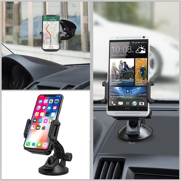 

univerola автомобильный держатель телефона для iphone x 8 7 плюс xiaomi dashboard mount cars horse держатель всасывающей чашки для мобильног