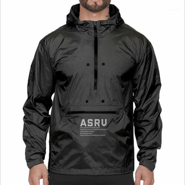 

men's jackets 2021spring and autumn fashion sport coat windbreaker thin hooded casual windproof rain jacket1, Black;brown