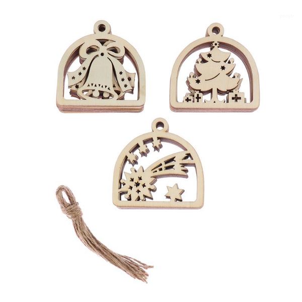 

christmas decorations 3 styles wooden pendants decoration wood crafts ornaments diy party home decor supplies kids toys1