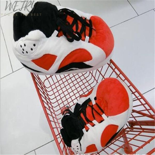 

slippers winter warm women cute home ladies  interior floor shoes woman house sneakers slider 35-43 big, Black