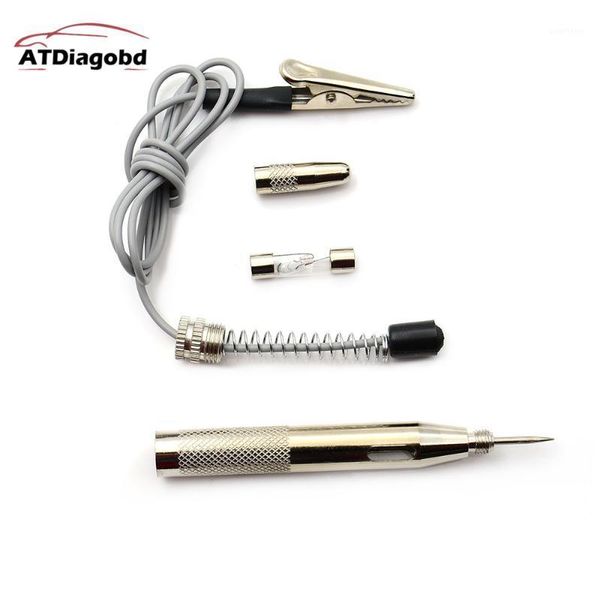 

diagnostic tools dc 6v 12v 24v copper auto car light circuit tester lamp voltage test pen detector probe light system test1