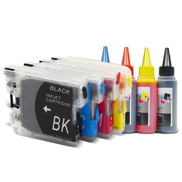 

colorink compatible ink cartridges for brother lc 1100 lc11 lc16 lc38 lc65 lc980 385c -390cn -395cn -535cn -585c