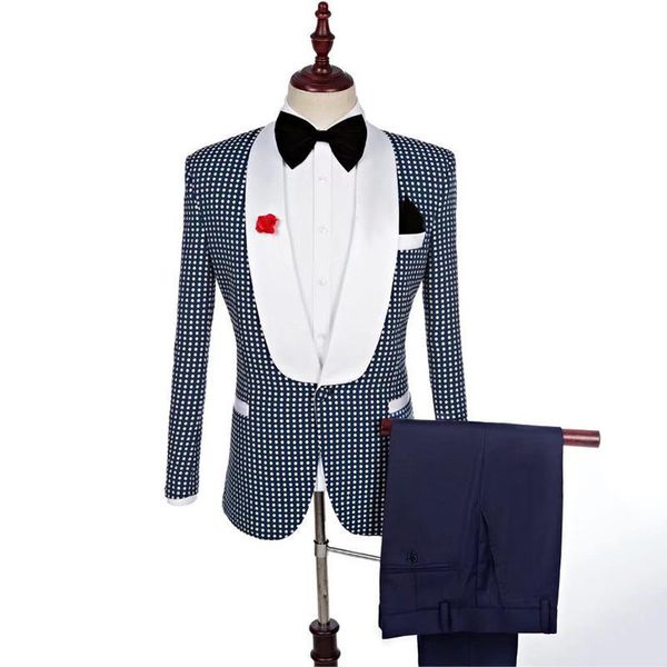 

luxury suit men for marriage latest designs white jacquard pattern wedding tuxedos slim fit mens printed suits asian size kg-24, White;black