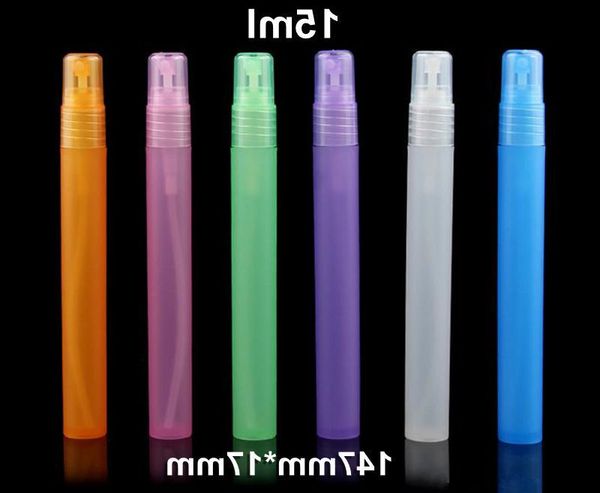 

50 unids batch plastic one p15 mist spray perfume test bottle sample, 2 3 5 / 10 ml available