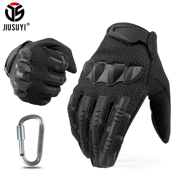 

military black glove tactical mittens full finger long gloves rubber protect touch screen army swat camo airsoft paintball men 201021, Blue;gray