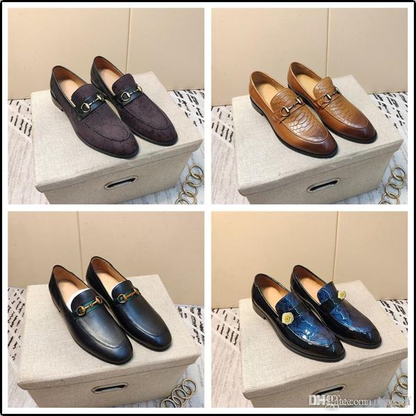 

61 man business male shoes fashion men wedding dress formal shoes leather luxury men office sapato social masculino party shoes 33, Black