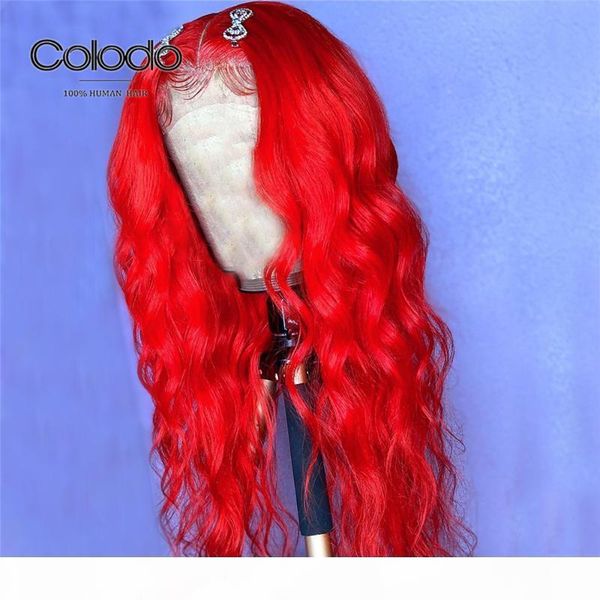 

colodo red lace front человеческих волосы парики цветных человеческие волосы парики 13x6 бразильского remy парик pre щипковых прозрачное кру, Black;brown