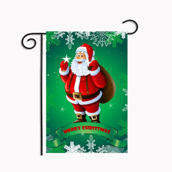 

factory outletbb4jchristmas garden flags 30*45cm house garden decoration happy new year polyester garden flags christmas banner decoration