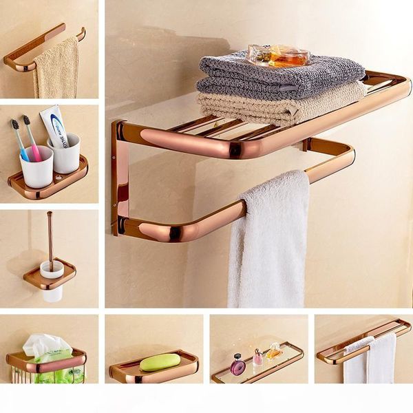 

ванная комната оборудование набор полотенец стойки для бумаги держатель для полотенец угловая полка держатель для туалетной щетки розовое зо