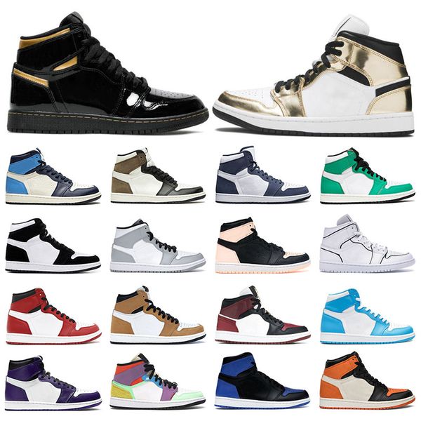 

mens sneakers 1 basketball running shoes 1s dark mocha obsidian twist court purple light smoke grey womens sports trainers 5.5-12
