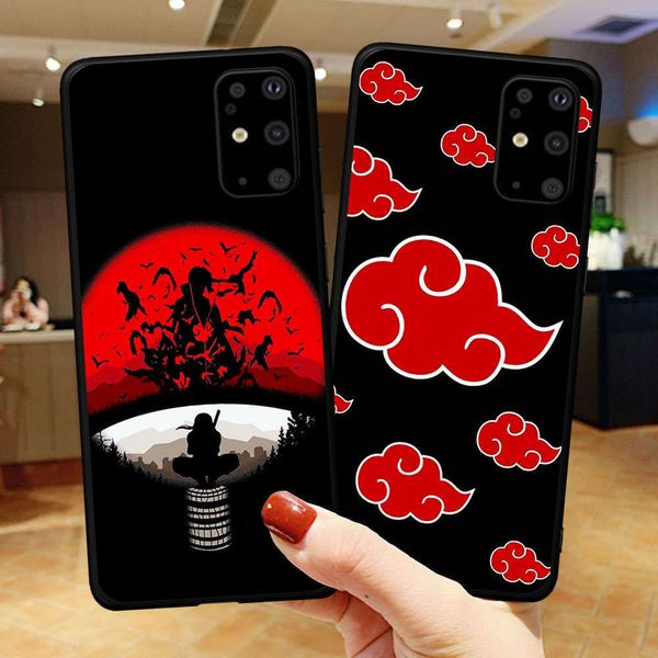 

naruto itachi tpu soft case, black, suitable for samsung s6, s7, s8, s9, s10, s20 plus, s20, ultra, m10, 20, note 8, 9, 10, 20 pl