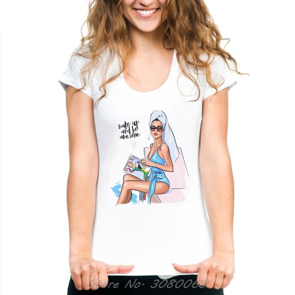 

wake up and be awesome hipster funny printing tees summer white tumblr vogue streetwear hooded sweatshirt hoodie men t shirt